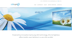 Desktop Screenshot of ledlightbox.com